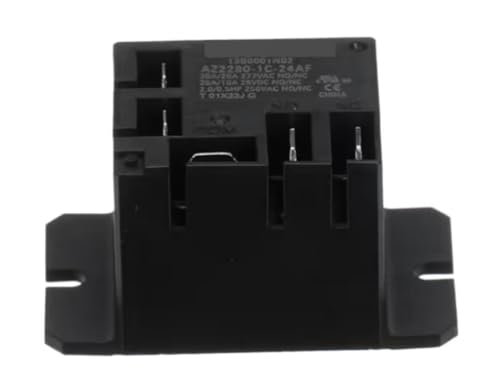 Fits ClimateMaster 13B0001N02 T 01X23J G Relay, SPST, 24 Volt Coil, 20 Amp, 100 Ohm