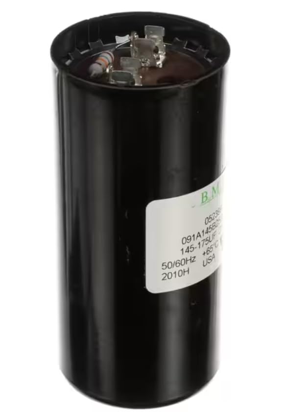 Fits Taylor 052399 091A145B250CE7X 50/60HZ 2010H Capacitor, Start, 145-175uF, 250VAC