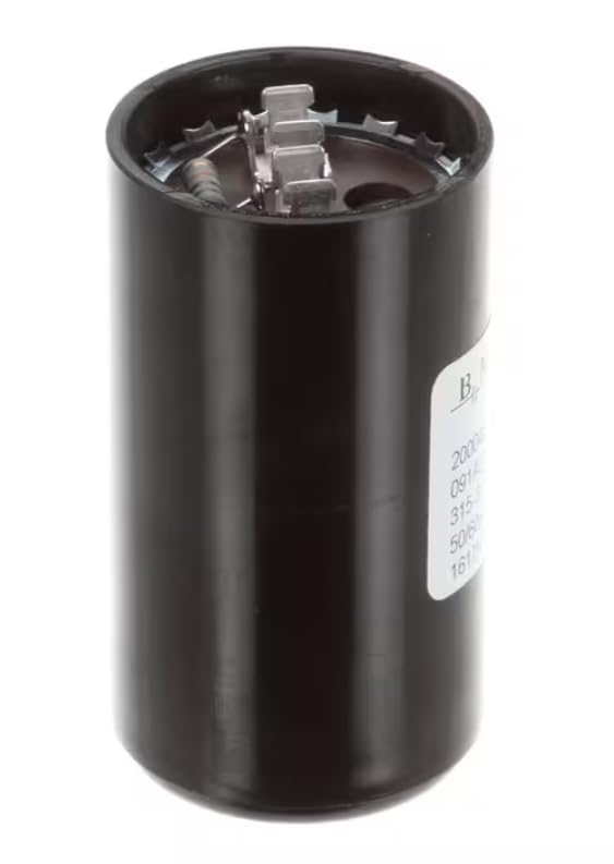 091A315B165BD4X 1617H Start Capacitor, 315-378uF, 165vac, 115 Volt 60HZ Units for SY0305WP, SR0301W, SD0303W
