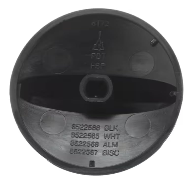 8522565 8522568 8522567 Control Knob, Surface Element, Black, Range