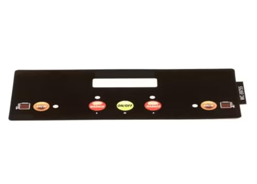 Fits Wilbur Curtis WC-39755 Label/Overlay, User Control Panel, 1 Batch, GEM TIF for GEMTIF10B1000, GEMTIF10A2000, GEMTIF10A1000