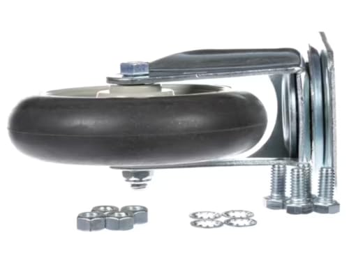 Fits Lakeside 27510815 Caster, 5", Swivel, No Brake, Plate, Gray