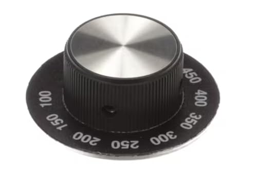 Fits Crown Steam 4738-1 Knob, Thermostat, Off-100F-450F, Skillet for BCH-30E, BCH-40E, BLG-30E