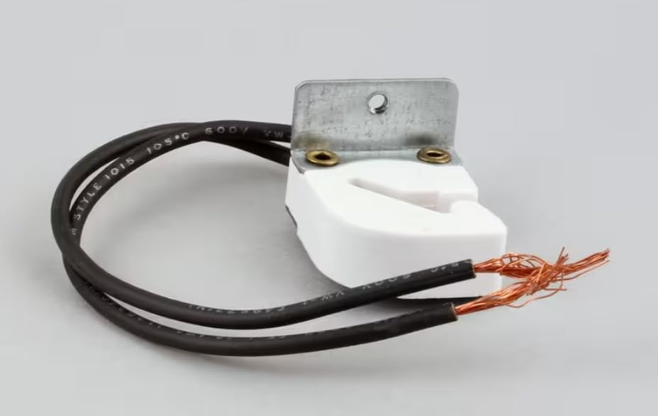 E49677(M) 1015 Lamp Holder/Socket with Wire Leads, Right Hand, #487 for 15048, 15072, 15148
