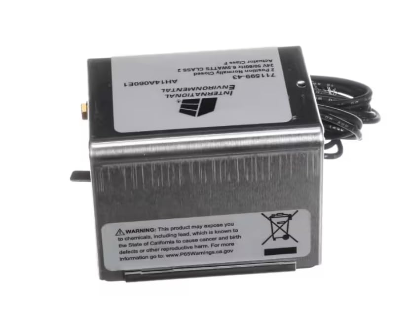 Fits International Environmental Corporation 711599-43 E9429 9340 3173 LL67880 Actuator, Class F, 24 Volt, 50/60HZ, Normally Closed