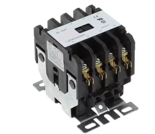 Fits Jackson 25 FLA-35 T2521A Contactor, 4 Pole, 25 Amp, 208/240 Volt, 50/60 HZ for TEMPSTAR, TEMPSTAR LT, TEMPSTAR HH