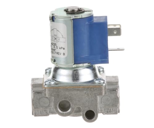 V2240 965 REVB 120 VAC. 50/60HZ. 10.5VA. AGA 4235 1/2 PSI 3.5 kPa 35 mbar W2317 3/8 in 120V Solenoid Valve for Groen CC10-G, CC20-G, Montague DG2424-SAT