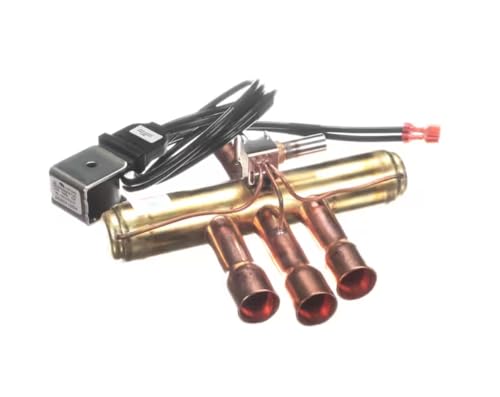 Fits Nortek 1034696 SHF-20D-47-02 A31705 Reversing Valve with Coil, 24 Volt, 50/60HZ for ESH1BF4M1SP42K, ESH1BF4M1SP48K, ESH1BF4M1SP36K