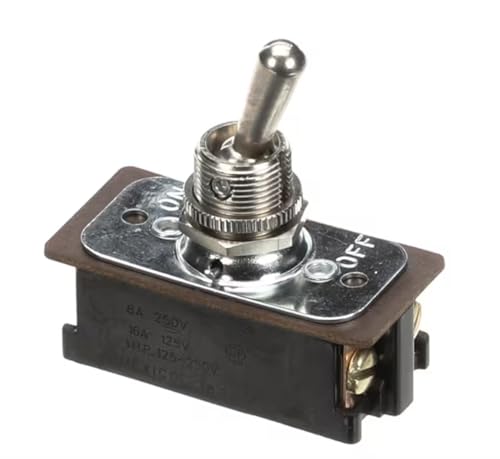 Toggle Switch SPST Fits Falcon Fabricators 1821‑R – 16 Amp 125 Volt, 8 Amp 250 Volt
