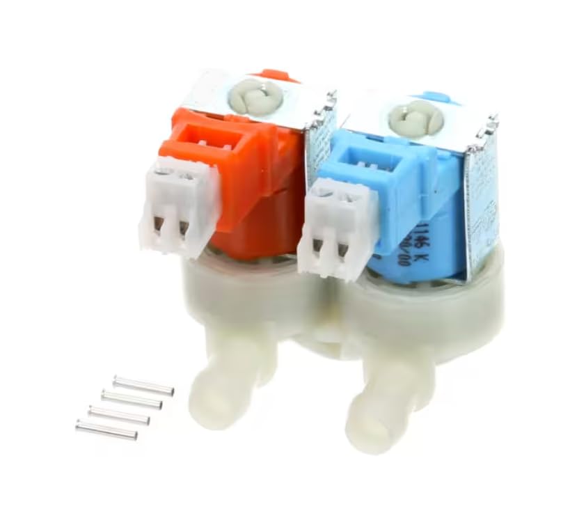 Fits Rational 1146 K 3 11 46 D5330/00 3002/0310 0330/0334 Solenoid Valve, Dual Coil, Orange & Blue, 200/240V, 50/60HZ