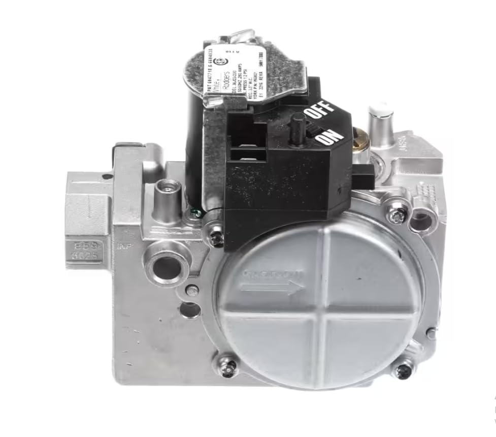 Fits York 993801 2211096173 2216 A110 22211013615685 E1 2216 5001 7888 E59 5025 Gas Valve, Natural, 1/2", 24 Volt, 50/60HZ for AW18N1DQ2S1CQS32B2, D3CG072N07946, D3CG072N09925