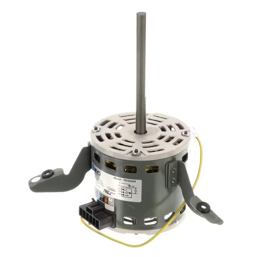 Fits International Environmental Corporation J1222340080 Motor, Direct Drive, 115V, 60HZ, 1075RPM/3 Speed, 1/5HP, CCW Lead End for MPY, MXY, MUY
