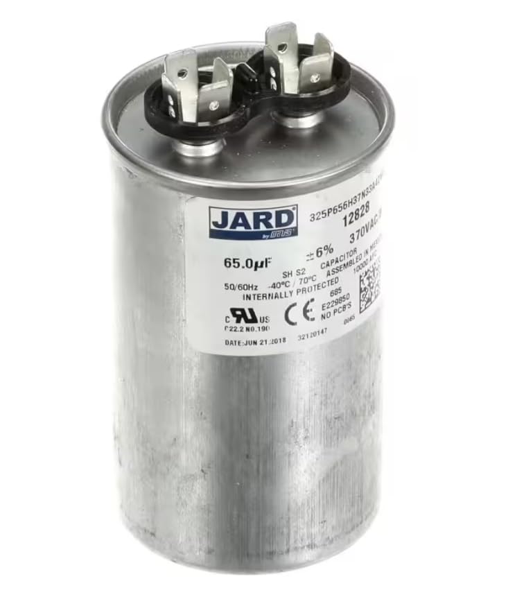 Fits Hoshizaki 685 32120147 0065 Capacitor, 370V, 50/60HZ, 65.0uF for FS-1500MLH-C, F-1501MAJ, F-1500MRH