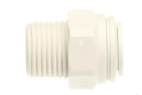Fits Follett NRTF 13 NSF-51 Fitting, 3/8" Outside Pipe Thread x 3/8" Push to Connect for 25CI400A/W, 25HI400A, 50CI400A/W