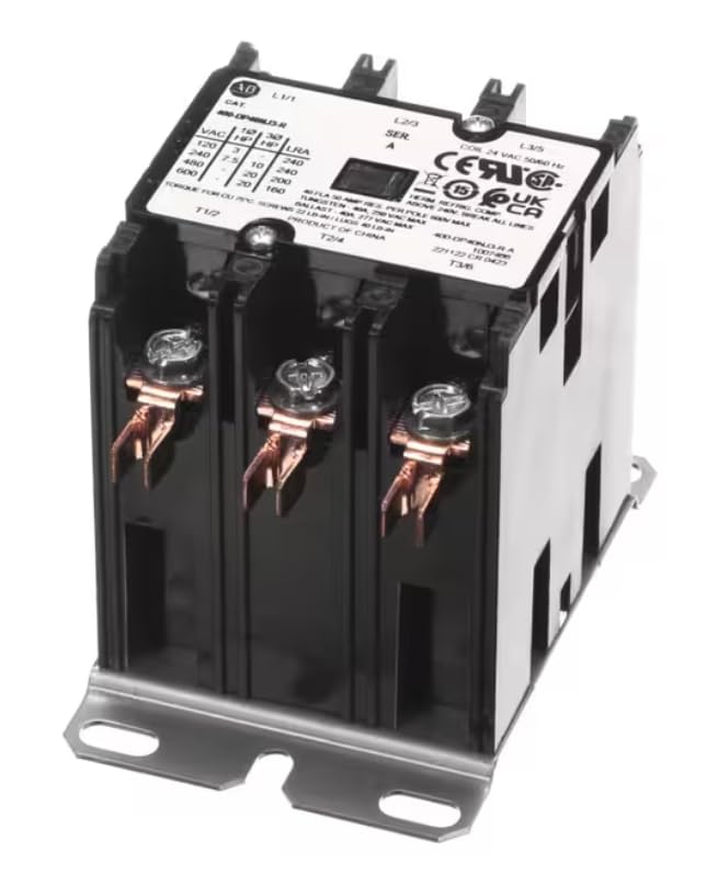Fits AccuTemp 400-DP40NJ3-R SER.A 1007486 221122 CR 0423 1001763 REV B Contactor, 3 Pole, 24VAC 50/60HZ Coil, 40FLA, 50 Amp RES for E3 Series, E6 Series