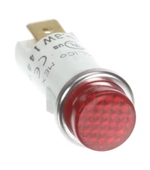 Fits Jade 1449 125V-.3W Indicator Light, Red, 125 Volt, .3 Watt for JTRH-36, JTRH-36C, JRTH-36C