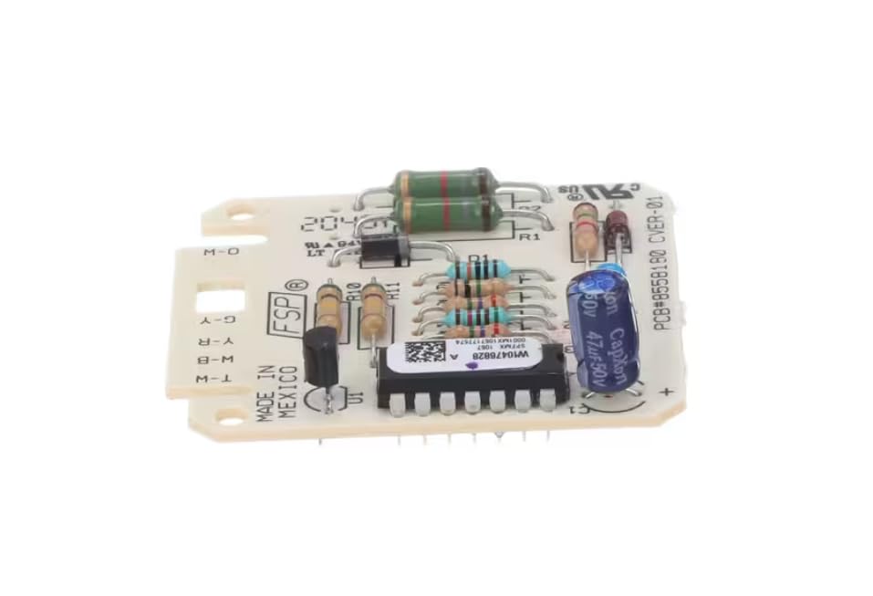 Fits Whirlpool CVER-01 SPEMX 1067 0001MX1067177574 2040 Control Board, Moisture Sensor, Dryer for 1CWED5300VW0, 1CWED5700VW0, 1CWGD5300VW0
