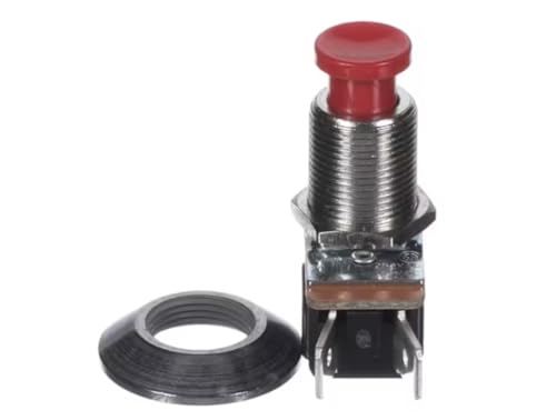 Fits Nemco 2428 R 3A 250VAC 6A 125VAC Switch, Pushbutton, SPST