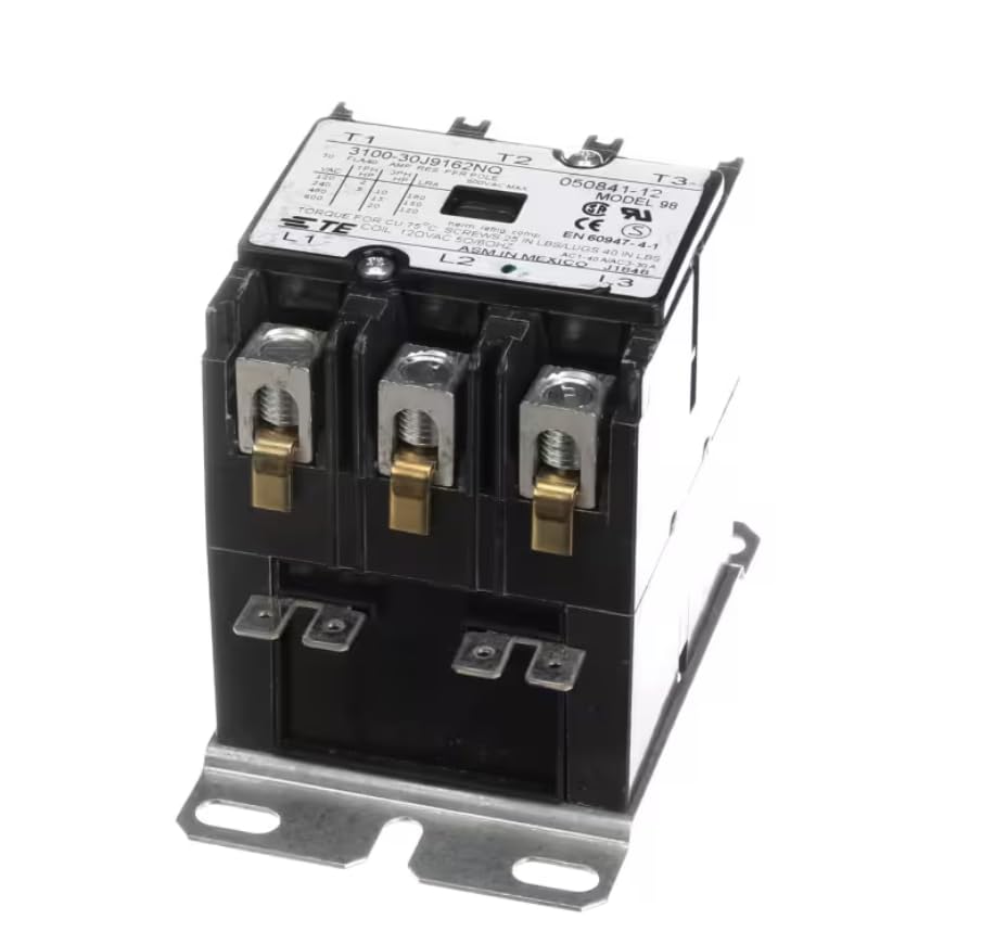 Fits Taylor 3100-30J9162NQ 050841-12 Model 98 J1B48 Contactor, 110/120 Volt Coil, 50/60HZ, 40 Amp, 3 Pole