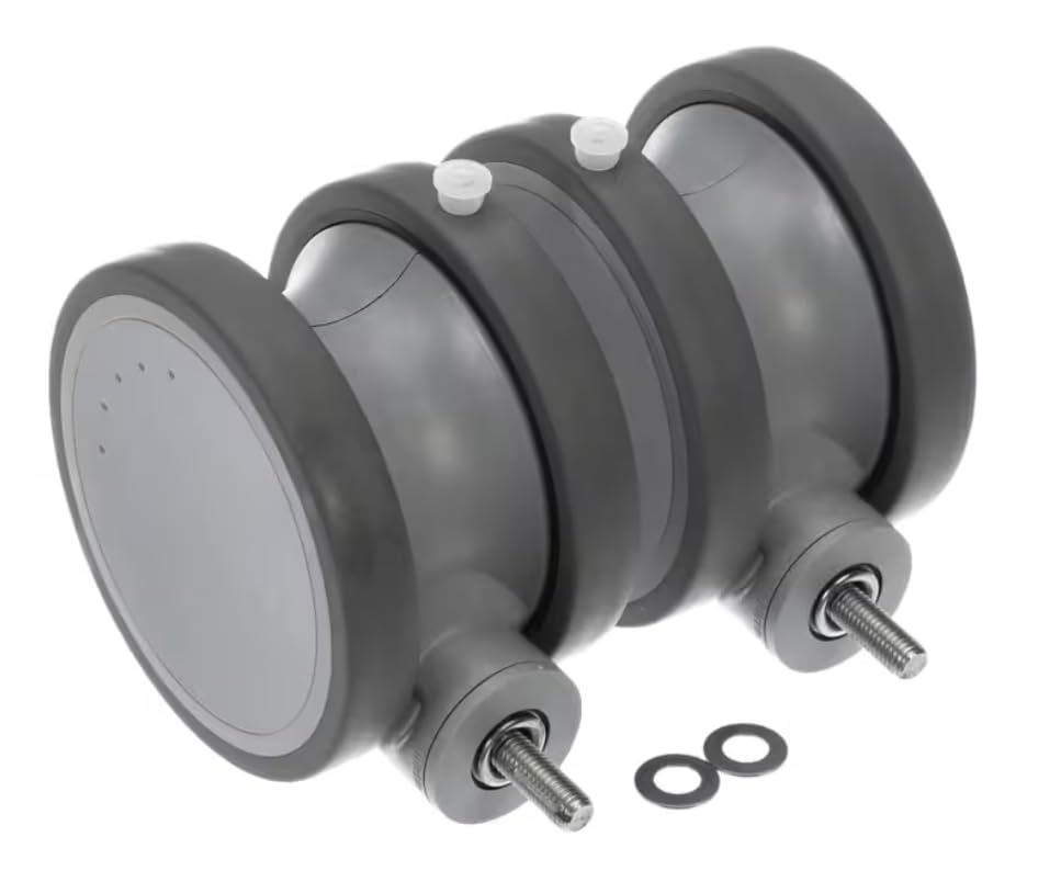 Fits Rational 60.74.680 Caster Without Brake, Set of 2 for CM201E, CM201G, CM202E