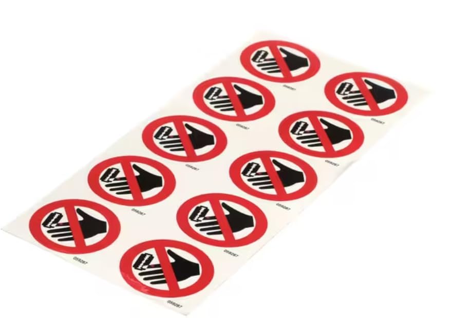 Fits Taylor 059287 Warning Label, Condenser Sharp for 358, 430, C602