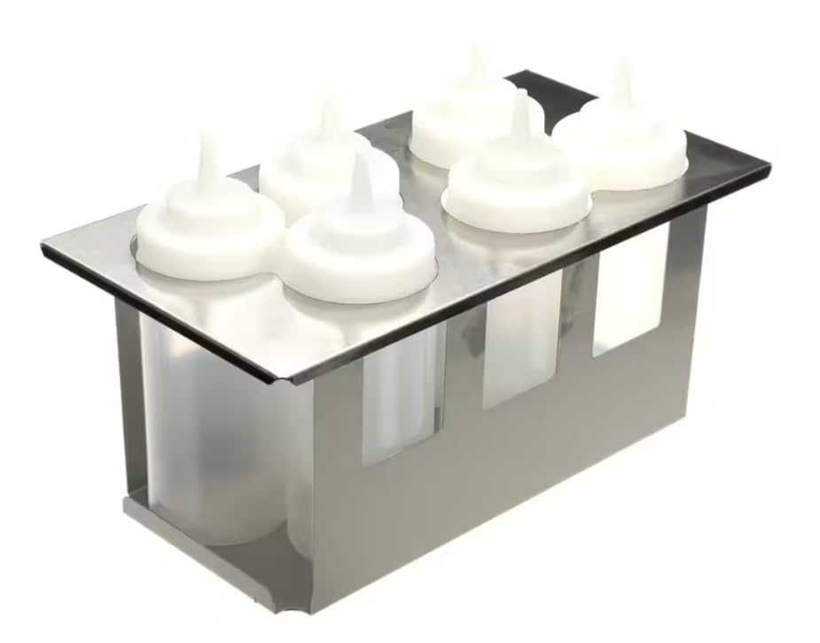 Fits Server 87043 SERIES 13B 18F Squeeze Bottle Holder, Sextuple, w/Squeeze Bottles, 87045 (SBH-6) for 87045 (SBH-6), SBH-2, SBH-6