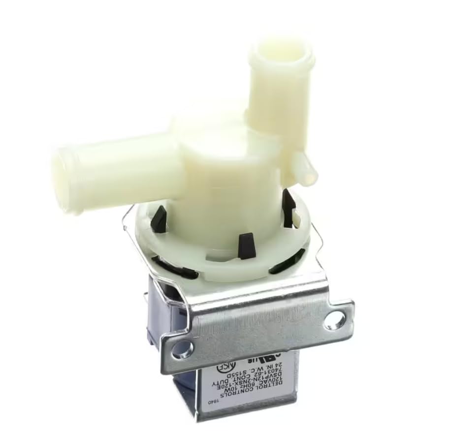 Fits Hoshizaki 1840 DSVP12N-2NSX-120E S155D Solenoid Valve, Drain, 120 Volt, 60HZ for DKM-500BAJ, DKM-500BWJ, KM-350MAJ
