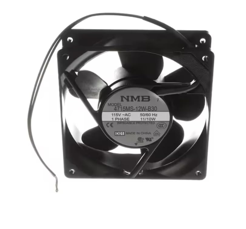 NMB Model D01 94518 Fan, Center, 115V, 11/10W, Single Phase, 50/60Hz, 4715MS-12W-B30
