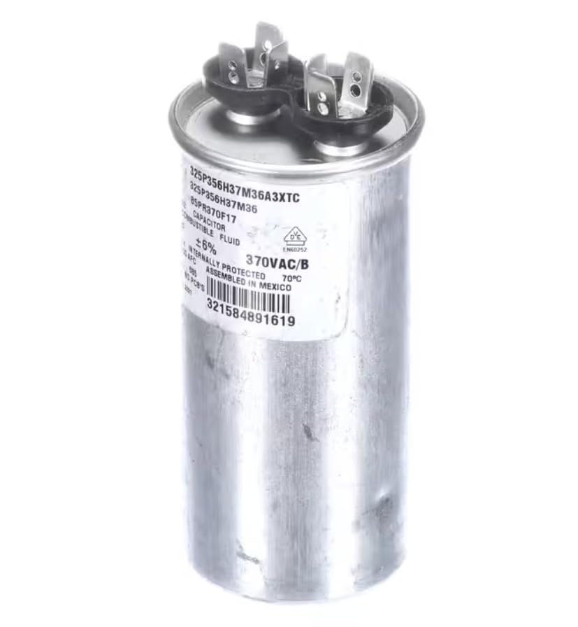 Fits Kold-Draft 321584891619 Capacitor, Run, 35uF, 370VAC, 50/60HZ, Round for GB1064, GB1064R, GB450