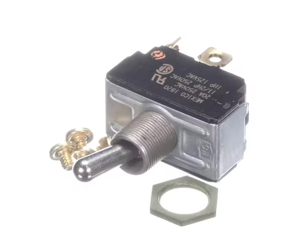 Fits Taylor 1820 20A 250VAC 1 1/2HP 250VAC 1 HP 125VAC Switch, Toggle, DPST