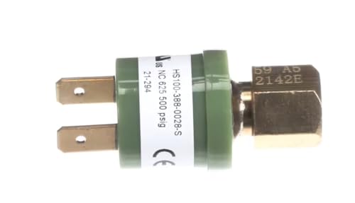 Fits York 59 A5 2142E HS100-388-0028-S 625 500 21-294 High Pressure Switch, Refrigerent, 625-500 PSIG for 1FE0405, 1CG0427, 1CG0425