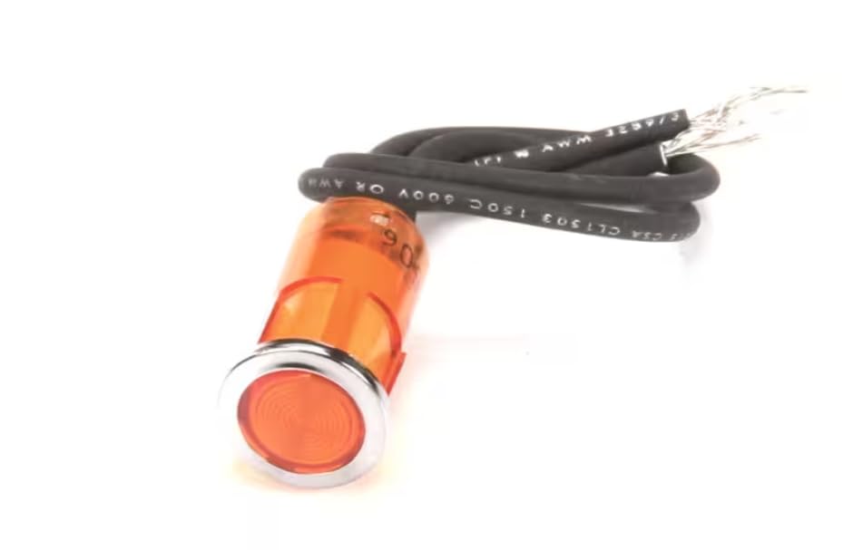 Fits Duke 909T CL1303 Indicator Light, Amber, 250V, Round for EPO-3/9, AHPO-6/18 Gold CE, AHPO-6/18 Gold