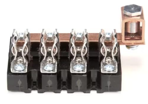 T13195-436FS 60A ILS00 006RP D44 2-4/0 Fuse Block/Holder with Ground Lug, 4 Pole, 60 Amp, 300V for C-45, C-54, C-58