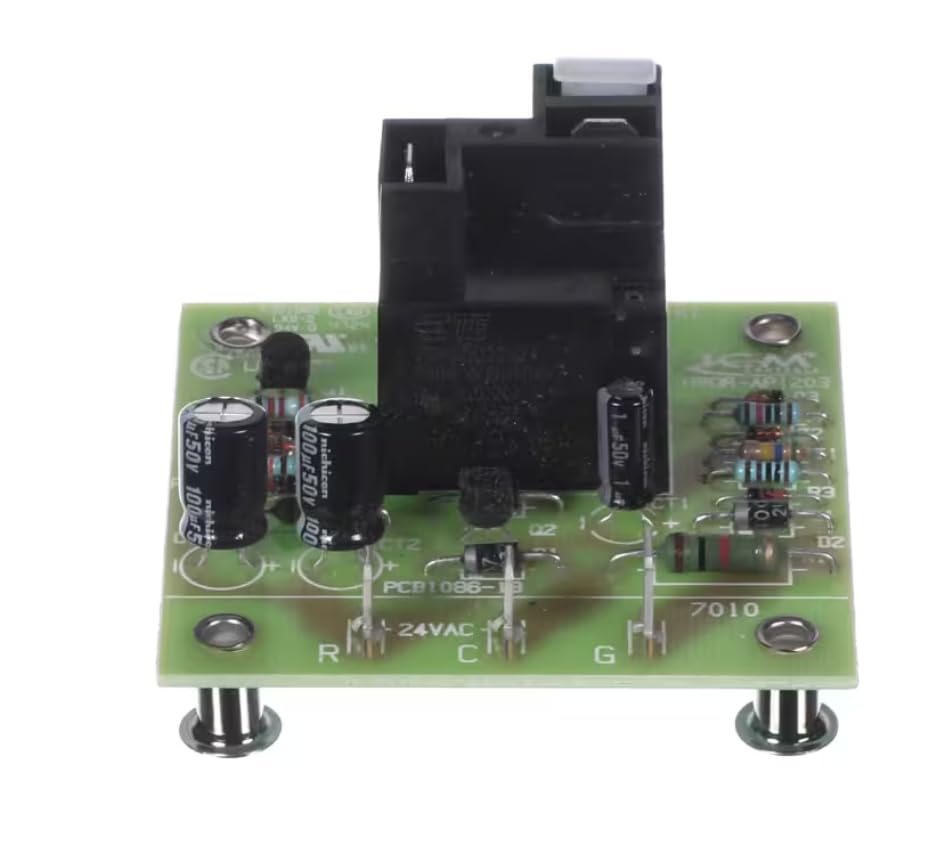 Fits York LR30320 BOR24A9X25 132882 K24 SAP 7010 E321060 HBOR-AP1203 7010 Time Delay Relay, Draft Motor for D7CG036N07925, D7CG060N09925A, DF048N10N2AAA1A