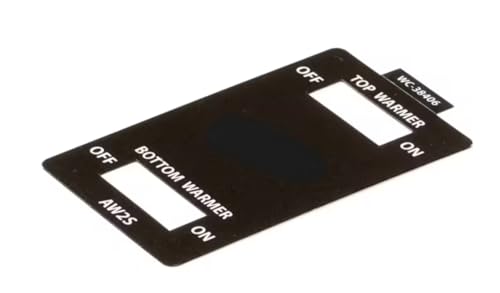 Fits Wilbur Curtis WC-38406 Label, Front Panel, Black, Curtis Logo, AW-2S, ALP-5