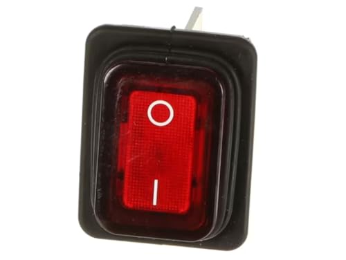 Fits Flexeserve T100/55 Rocker Switch - RED for FH-10D-US, FH-60L-US, FH-60R-US