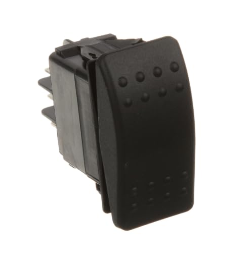 15A 24V 1743 R DPDT Momentary On/Off-Momentary On Rocker Switch for Cleveland SEL-30-TR, SEL-40-TR, SEL-R