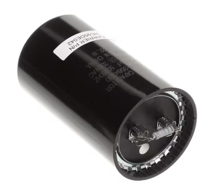 Fits Carrier HVAC CS324-356x330 Capacitor, Start, 324-356uF, 330V, 50/60HZ, Round for 25HNA660A0032020, 24ANA760A0031020, 24ANA760A0032020