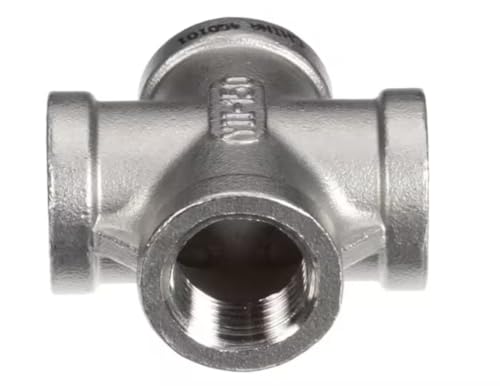 Fits Blodgett 4G0101 Pipe Fitting/4-Way Cross, 1/2", Stainless Steel for XCEL-50EC