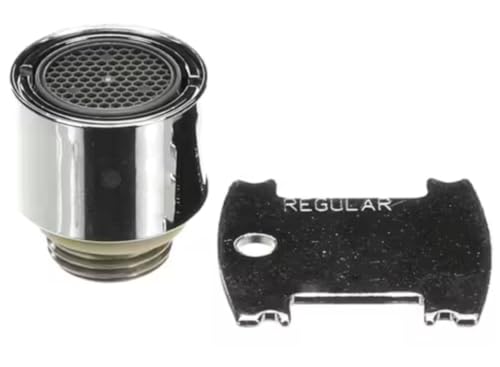Fits T&S Brass A112.18.1M 2.2 GPM 8,3L/min Vandal-Resistant Aerator, 2.2 GPM, 3/8" NPSM, Male for 0CS6-V22, 127X-V22, 135X-V22