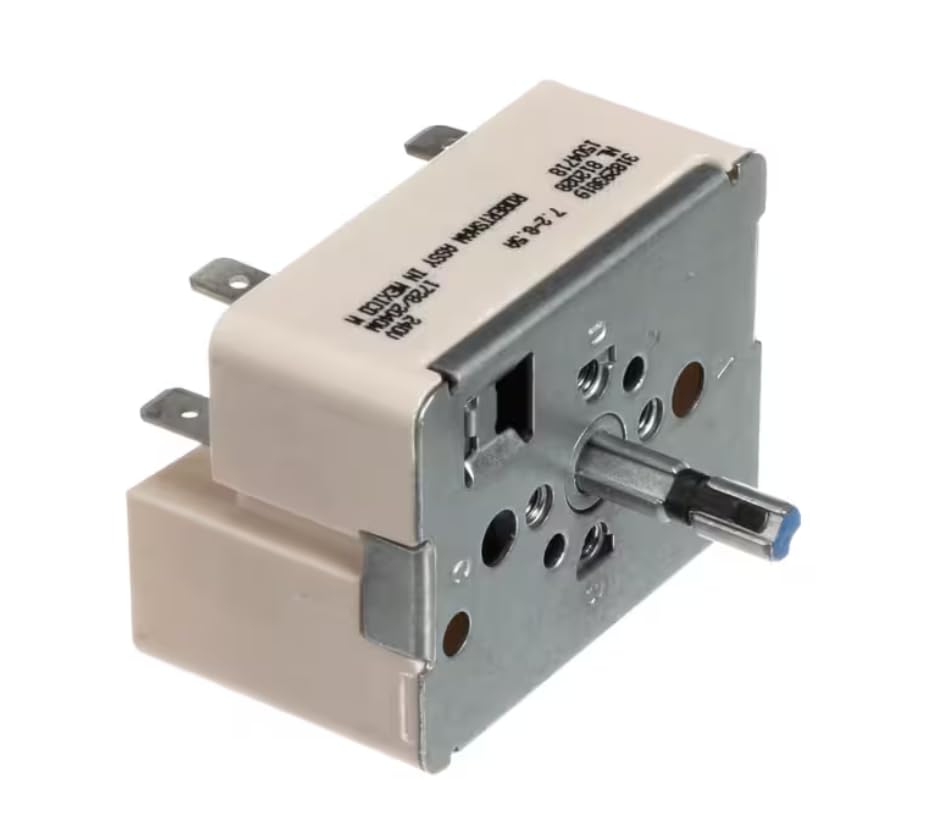 812028 1504718 Switch, Infinite, Surface Burner, 240 Volt, 7.2-8.5 Amp for E36EC75ESS2, E36EC75ESS1