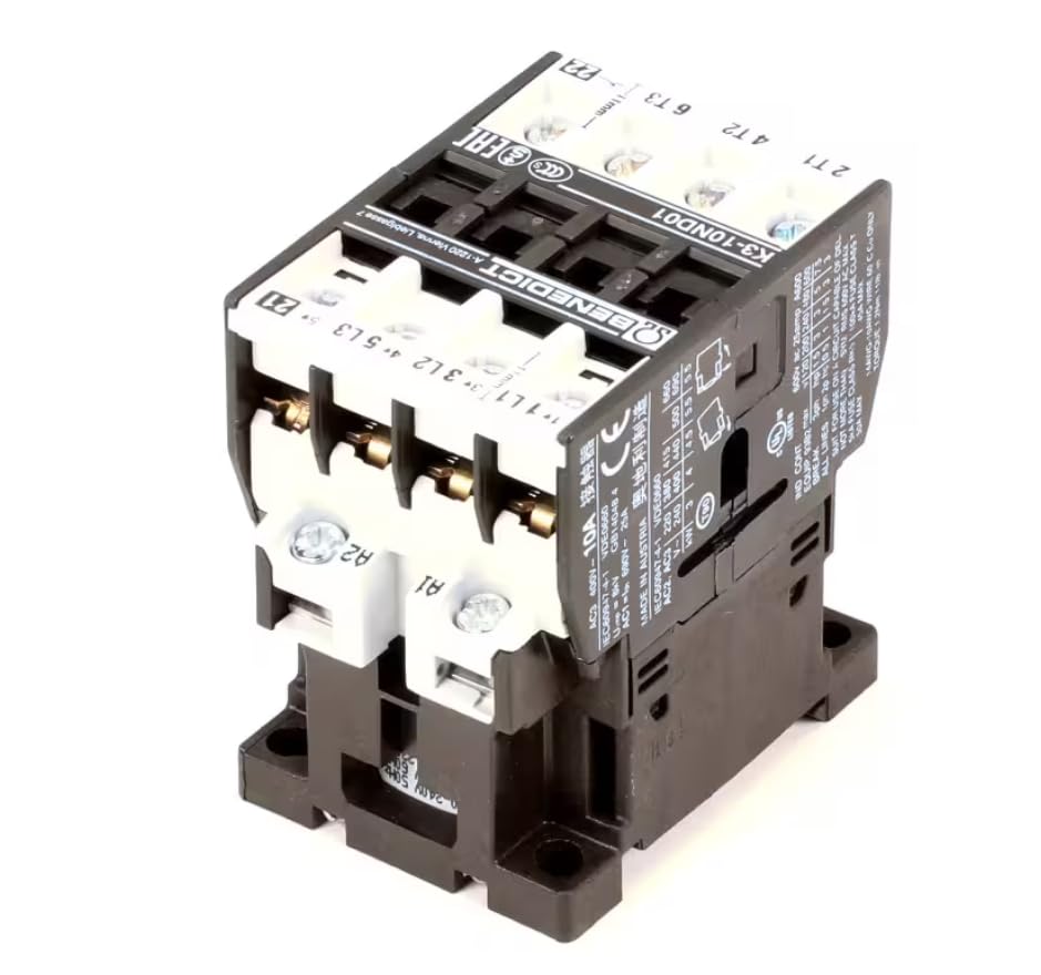 Fits Electrolux Professional IEC60947-4-1 Contactor, 3 Pole with Auxiliary Contact, 220-240V 50HZ/240-264V 60HZ Coil for AHT8I, AHT8IWSG, APPWEHG