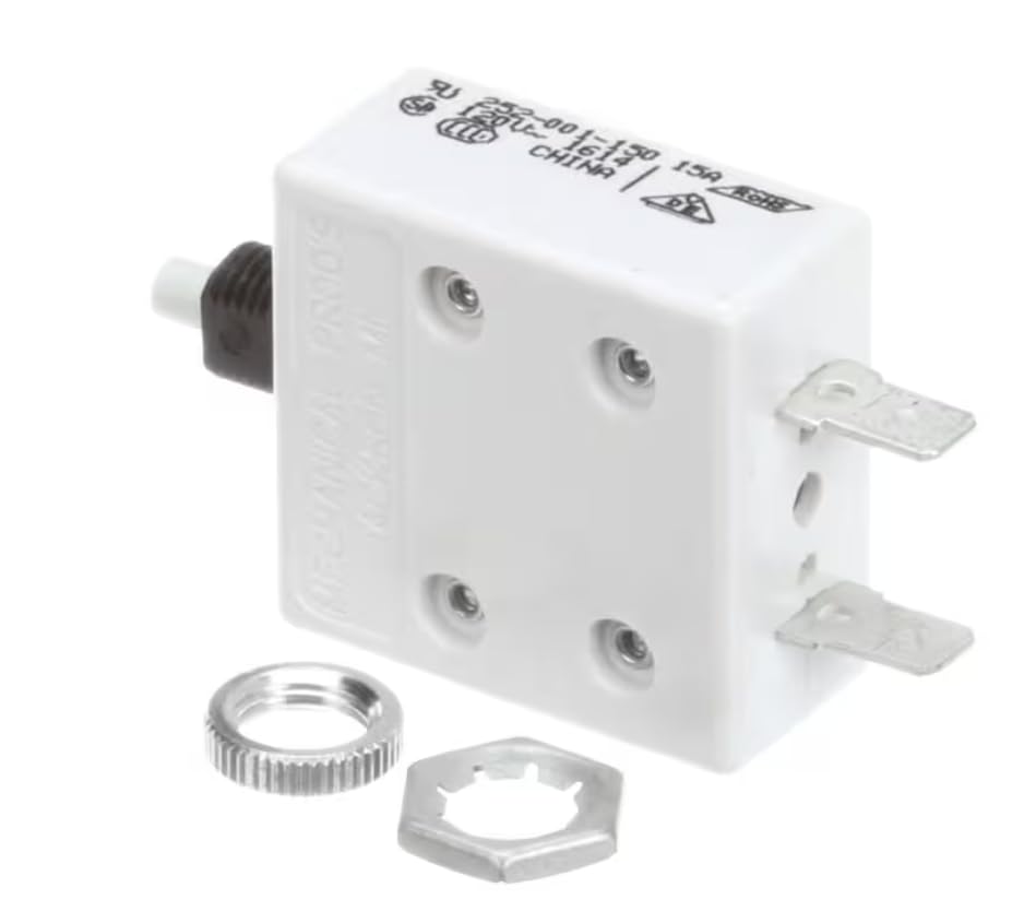 Fits Gold Medal Products 252-001-150 15A 120V ~1614 Circuit Breaker, 15 Amp for 2001, 2001ST, 2011-070