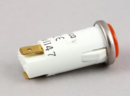 Fits Wells II47 Signal Light, Amber, 250V for F-1725, GG19240V, G-606