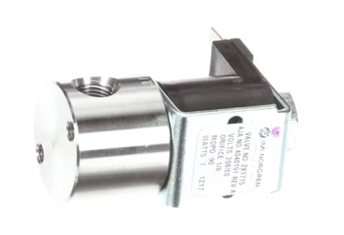 Fits Antunes 4040191 REV A 1217 Solenoid Valve, 208V, 60HZ, 1/8" Orifice, BWW-GST-2H