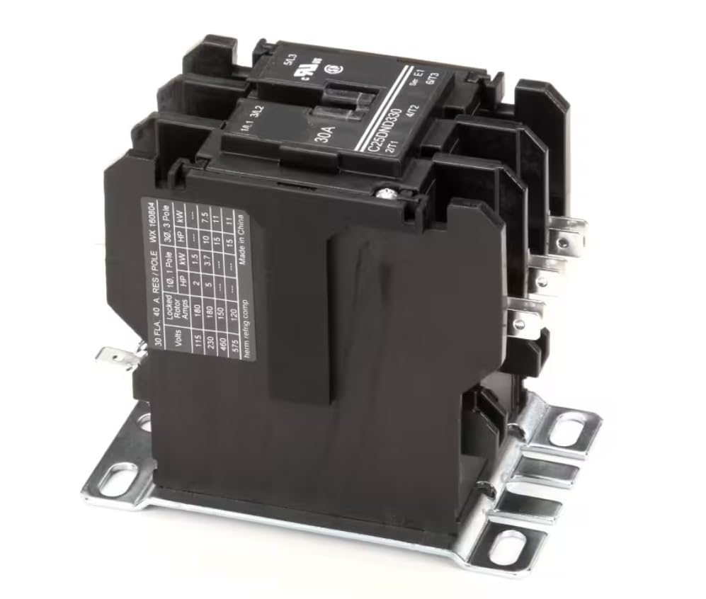 Fits Hussmann C25DND330 SER. E1 Contactor, 230V, 30A, 3 Pole