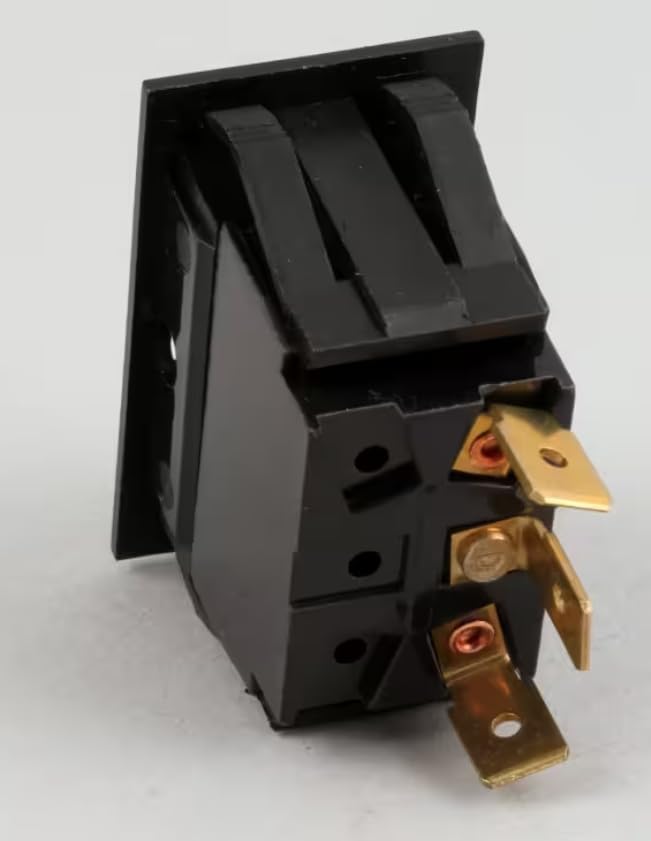 Fits Southbend Range 1008R 10A, 250VAC Rocker Switch, On/Off, Fan, 15A, 125VAC, White for X-10, X-10H, X-20