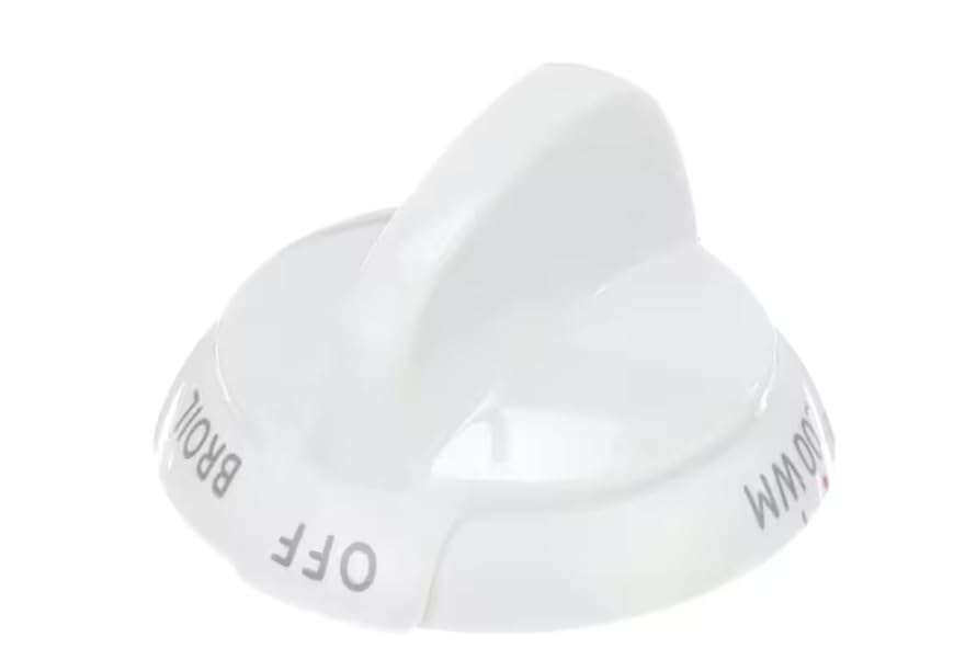 5974 189D5709 Knob, Oven Thermostat, Off-WM-200-500-Broil, White, Range