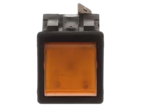 Fits Perlick .5555.. 16(4) A 250V~ AC-T90 250VAC 15A Rocker Switch w/Pilot, 230V, 15A for FR24-230, FR36-230, FR48-230