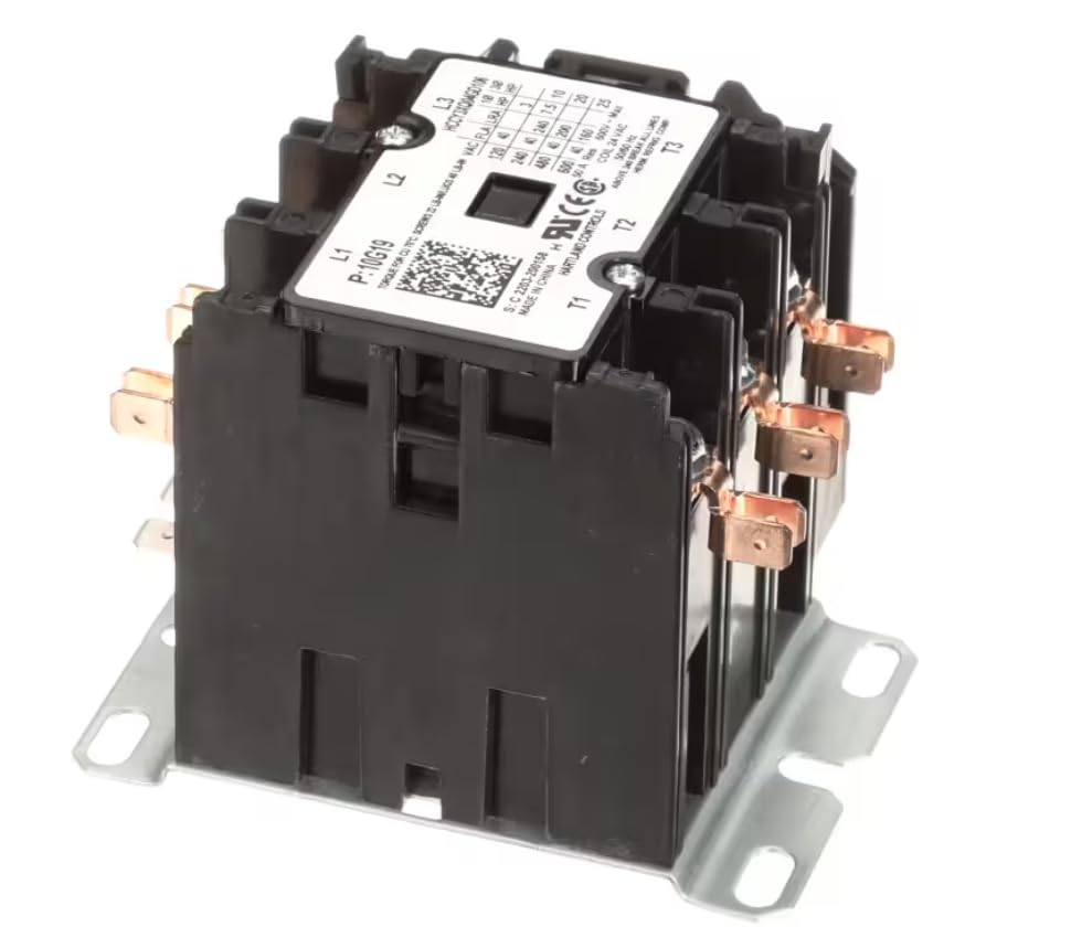 Fits Lennox HCCY1Z600VS C0322 Contactor, 24 Volt Coil, 40 Amp, 3 Pole with Auxiliary Contact for GCS16-150-270, GCS16-1353-270, GCS16-120-270